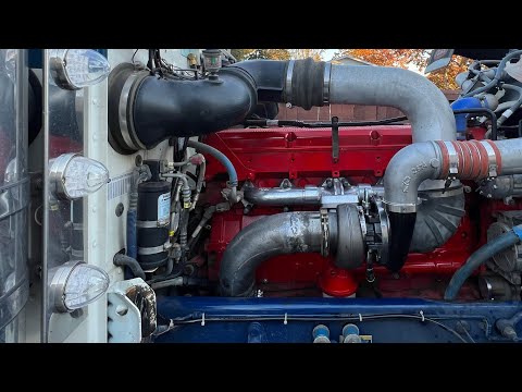 Cummins ISX CM2350 Full Tilt Manifold with Bully Dog Turbo Install | Peterbilt 389