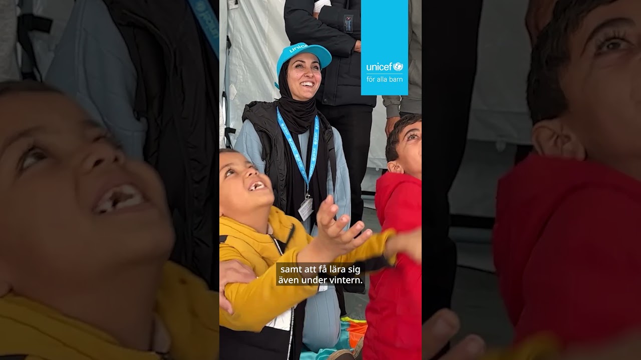 Utbildning till barnen i Gaza | UNICEF Sverige