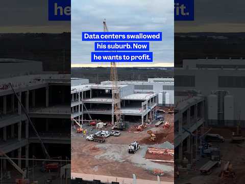 Video thumbnail: How one resident hopes to profit from the #datacenter invasion in his neighborhood. #AIboom