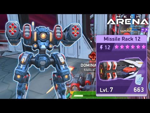 Is the Missile Rack 12 Maxed-Out Worth It? Redeemer with Missile Rack 12 - Mech Arena