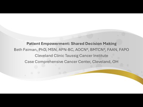 LAPFS25 - Patient Empowerment: Shared Decision Making
