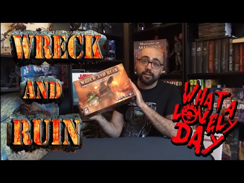 Posztapokaliptikus roncsderbi - Wreck and Ruin társasjáték bemutató - Batteries not included