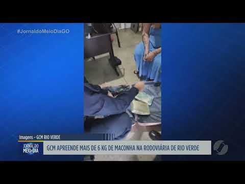 GCM apreende mais de 6 kg de maconha na rodoviária de Rio Verde