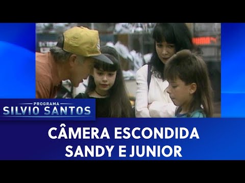 Câmera com artista - Sandy & Junior 1993 | Câmeras Escondidas