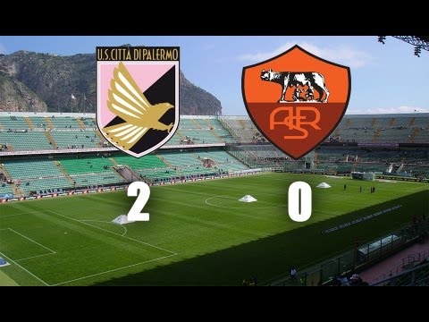 [HD] Palermo-Roma 2-0 Highlights Serie A G.30