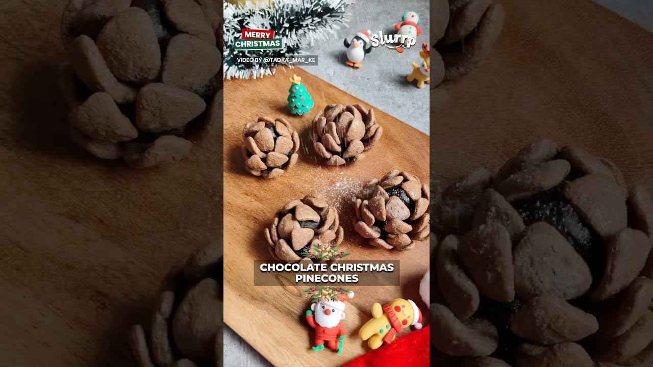 Chocolate Christmas Pinecones