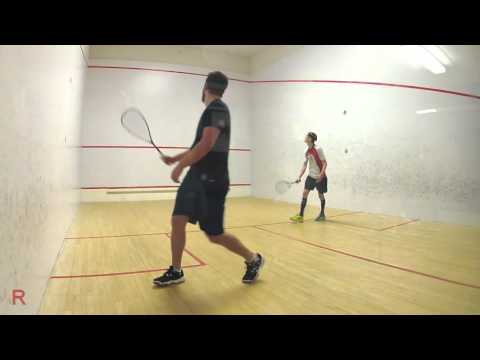 Squash Super 8 match Tim Burganov vs Frederic Saleh @ Complexe Sport Absolu, Feb 13, 2016