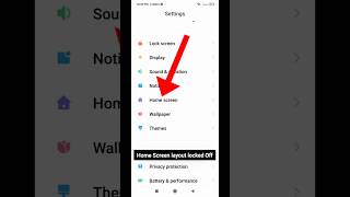 Home Screen layout Apps Locked Problem💯 solved || #Shorts