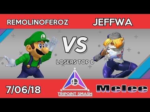 RemolinoFeroz (Luigi) vs JeffWa (Sheik) - Tripoint Smash 18 Loser's Top 8