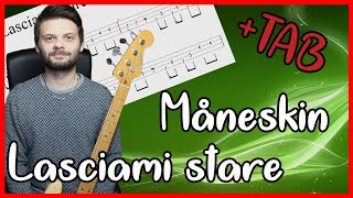 Lasciami Stare - Måneskin - Bass cover + TAB