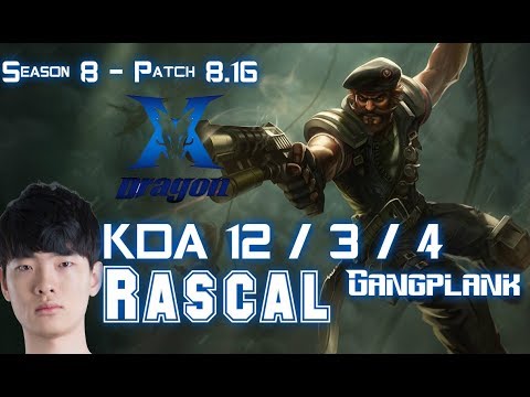 KZ Rascal GANGPLANK vs VLADIMIR Top - Patch 8.16 KR Ranked