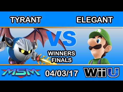 MSM 92 - Tyrant (Meta Knight) Vs. BSD | Elegant (Luigi) Winners Finals - Smash Wii U