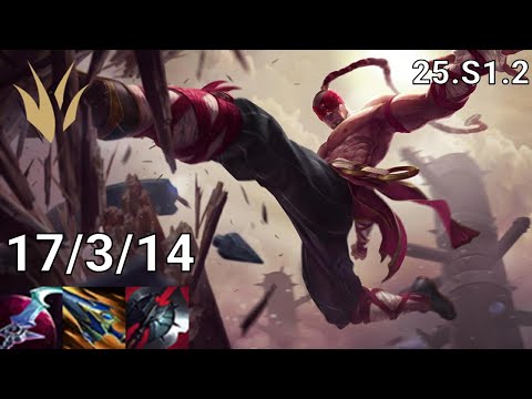 Lee Sin Jungle vs Kindred - EUW grandmaster | Patch 25.S1.2