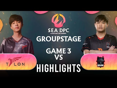 Game 3: BOOM Esports vs Talon Esports (BO3) | DPC SEA 2022 Tour 3: Division I & II