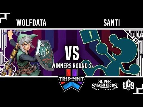 Tripoint Smash 195  -  Winners Round 2  -  Wolfdata(Link) Vs. SANTI(Mr Game and Watch)