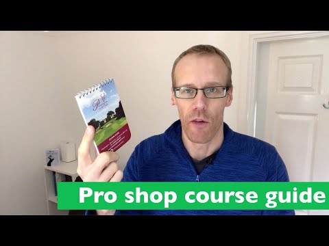 Using a course guide from your Pro shop