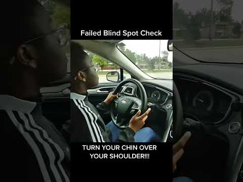 Blind spot checks are REQUIRED whenever your are changing lanes and turning! #teendriver #blackbusin