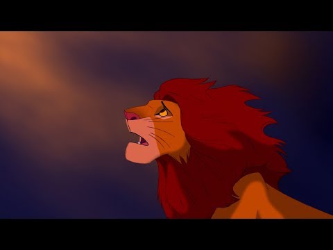 O Rei Leão - Cena de Rafiki e Simba Revê Seu Pai