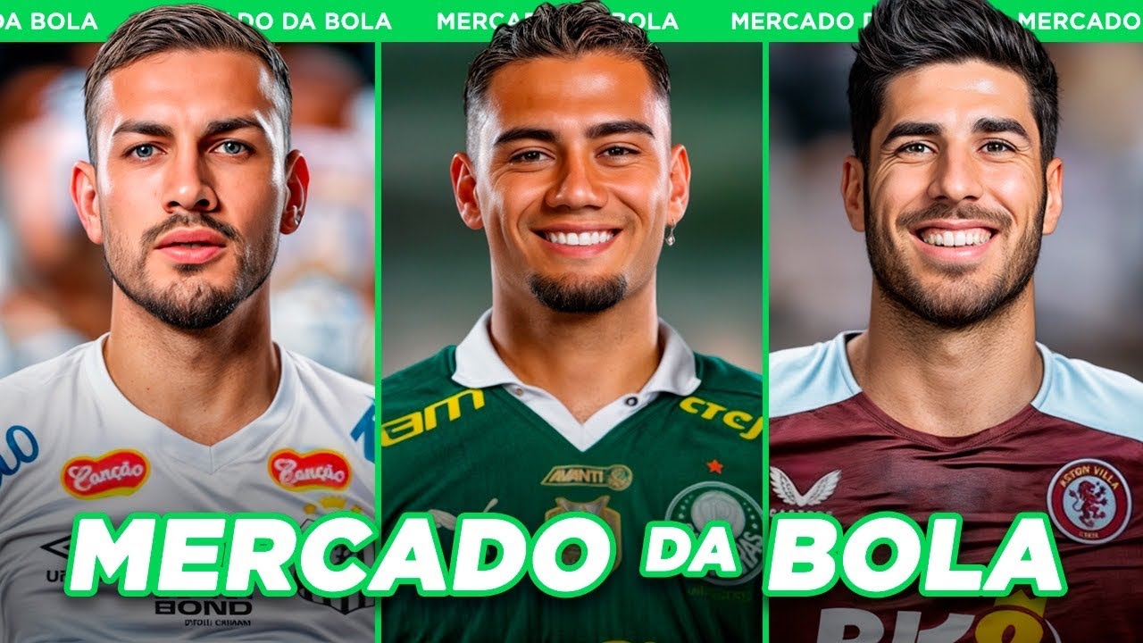 PALMEIRAS RETOMA NEGOCIAÇÃO COM ANDREAS|ASENSIO FECHA COM O ASTON VILLA e+ - Mercado da Bola 2025