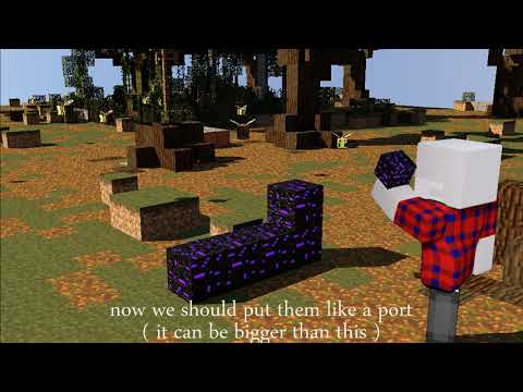 INSANE Minecraft Nether Gate Tutorial - Animated