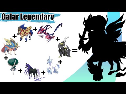 All Gen 8 Legendary Pokémon Fusion : Zacian Zamazenta Eternatus Urshifu Calyrex Glastrier Spectrier