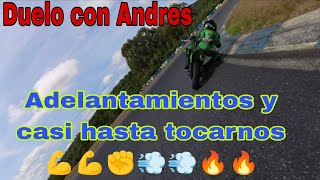 Duelo con Andres,seguimos aprendiendo los dos juntos 💪💪✊💨🔥🔥😍😍