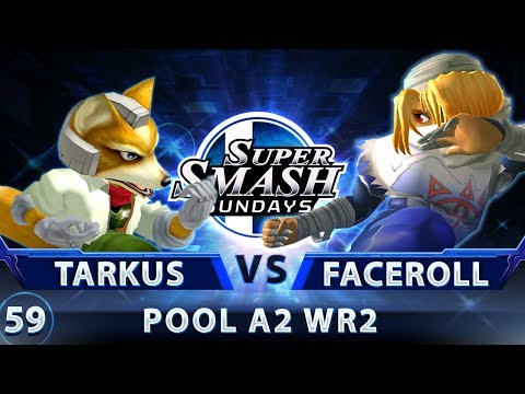 SSS 59 - Tarkus (Fox) vs. Faceroll (Sheik) - SSBM Pool A2 WR2 - Smash Melee