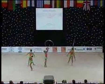 Azerbaijan 3 Hoops 4 Clubs 2008 Miss Valentine