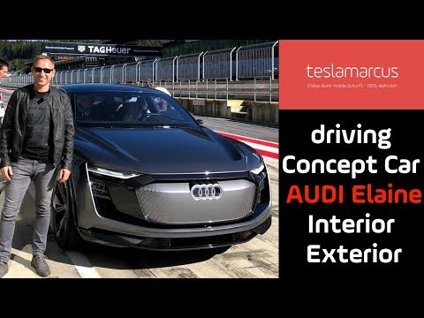 Weltneuheit: Concept Audi Elaine gefahren - Interior und Exterior (Reinhard F. vom E-Day)