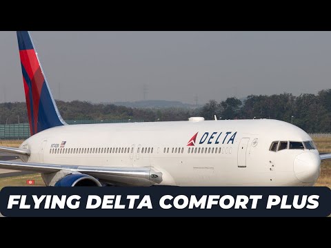 ✈ Trip report | Delta B767-300 | Flying Delta comfort plus | London Gatwick - New York ✈