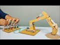 How To Make Hydraulic Powered Jcb Arm From Cardboard And Homemade Ll DIY