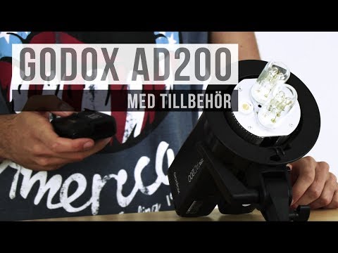 Godox AD200 & några tillbehör
