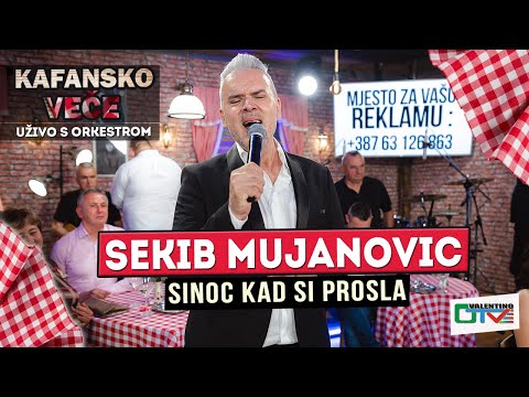 SEKIB MUJANOVIC - SINOC KAD SI PROSLA I UZIVO I UZ PRATNJU ORKESTRA I 2022 OTV VALENTINO