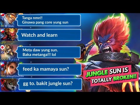 This Team Don't Trust My Sun, Then I Proved Them Wrong | EZ Core Sun | Sun Best Build 2021 - MLBB
