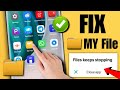 How To Fix My Files App Not Opening My Files Keep Stopping My File Is Not Opening Sumsung 2024