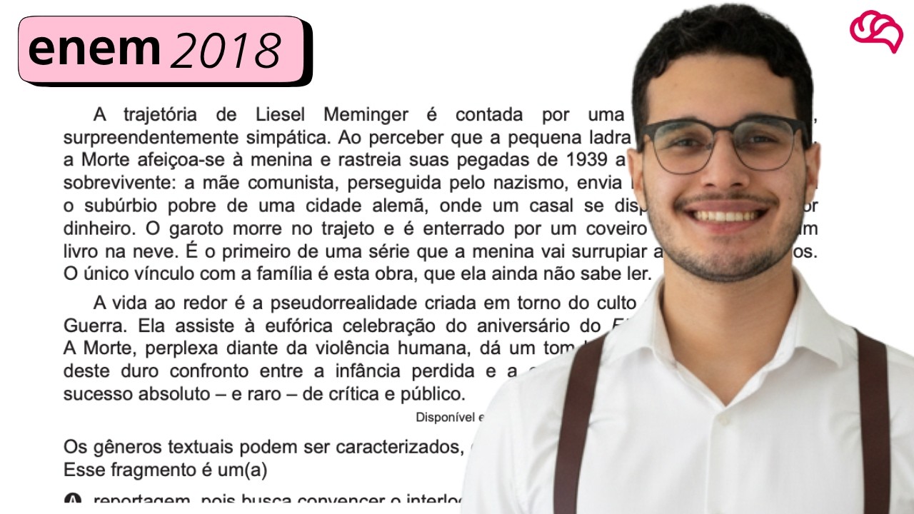 Resolução em Vídeo — Questão 33 ENEM 2018