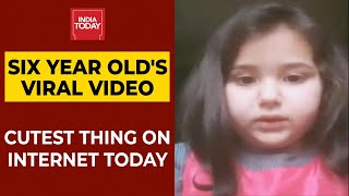 Viral Video  Six-Year-Old Kashmiri Girl Questions 