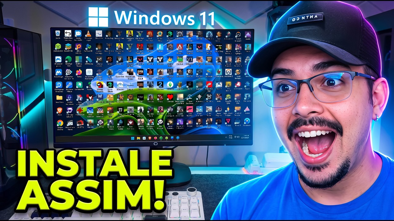 Como Instalar o Windows 11 no PC Gamer (RODE JOGOS E PROGRAMAS PESADOS!)