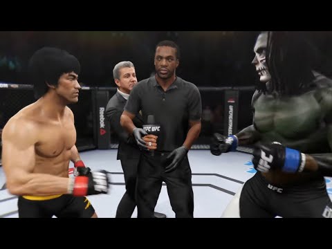Bruce Lee vs. Dead Dreamer - EA Sports UFC 2 - Crazy UFC 👊🤪