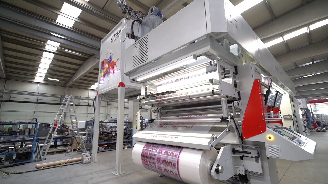 Nextack Semi Gearless Stack Type Flexo Printing Machine