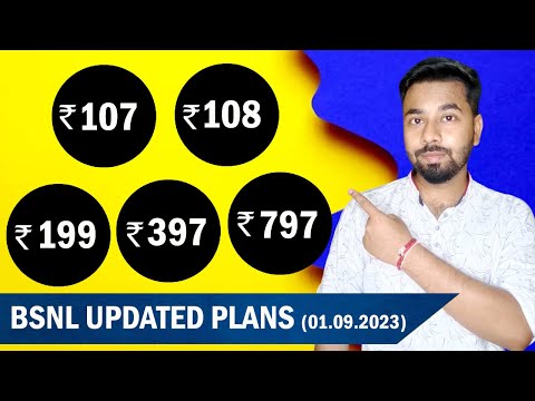 01.09.2023 - BSNL UPDATED PLANS ( सितंबर महीने के बाद से ये प्लान अपडेट हो गया है ) - BSNL 4G