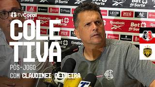 TV Coral - Coletiva pós-jogo com Claudinei Oliveira - Santa Cruz 0x1 Amazonas - Série C 2026