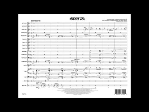 Forget You arranged by Paul Murtha