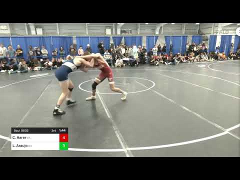 LJ Araujo ND vs Conner Harer PA Finals 152 Juniors 2023 NHSCA High School Nationals