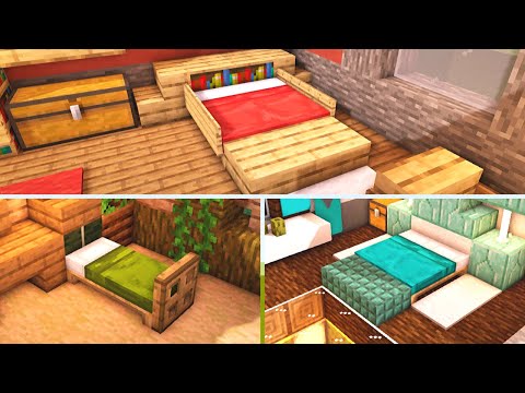 VexelVille - 11 Minecraft Bedroom Design Ideas to Build for Your House (Tutorial)