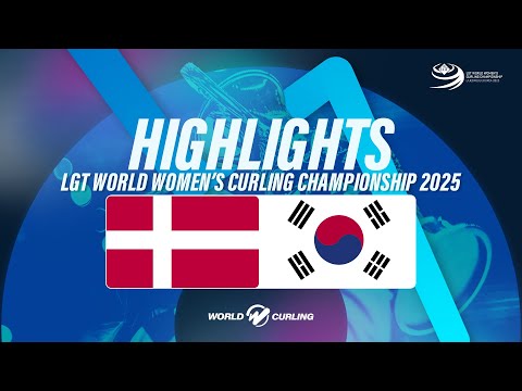 Denmark v Korea - LGT World Women's Curling Championship 2025 – Highlights