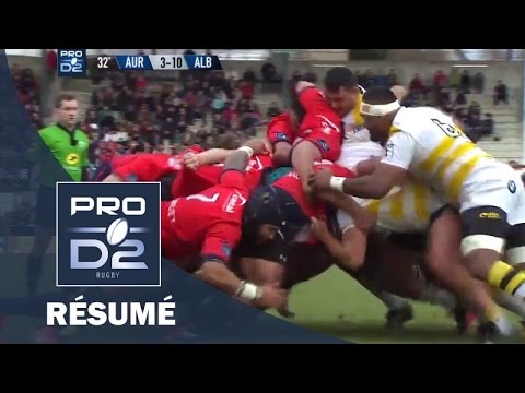 PRO D2 - Résumé Aurillac-Albi: 15-13 - J13 - Saison 2015/2016