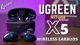 UGREEN HiTune X5 Wireless Earbuds 🔊 with EQ Switch 😱| Super bass | Unboxing & Review