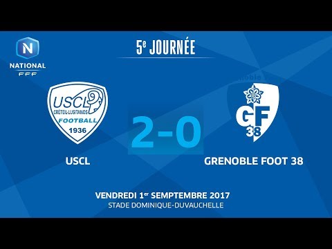 J5 : US Créteil L. - Grenoble Foot 38 (2-0), le replay