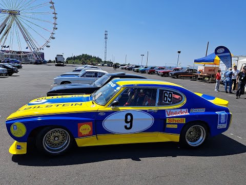 Ford Capri Club Deutschland bei der Nürburgring Classic Mai 2023